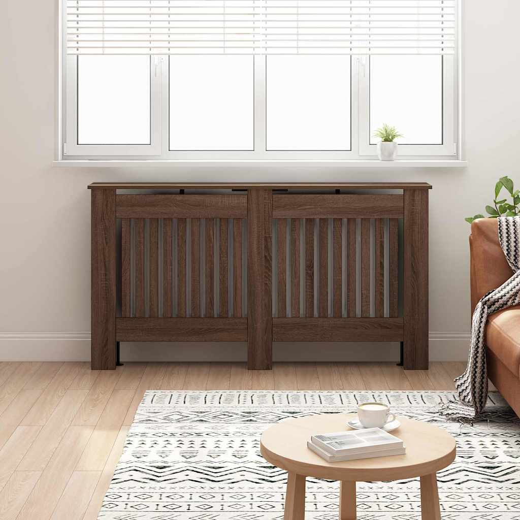 Copertura per radiatori Rovere Marrone 152 x 19 x 81,5 cm