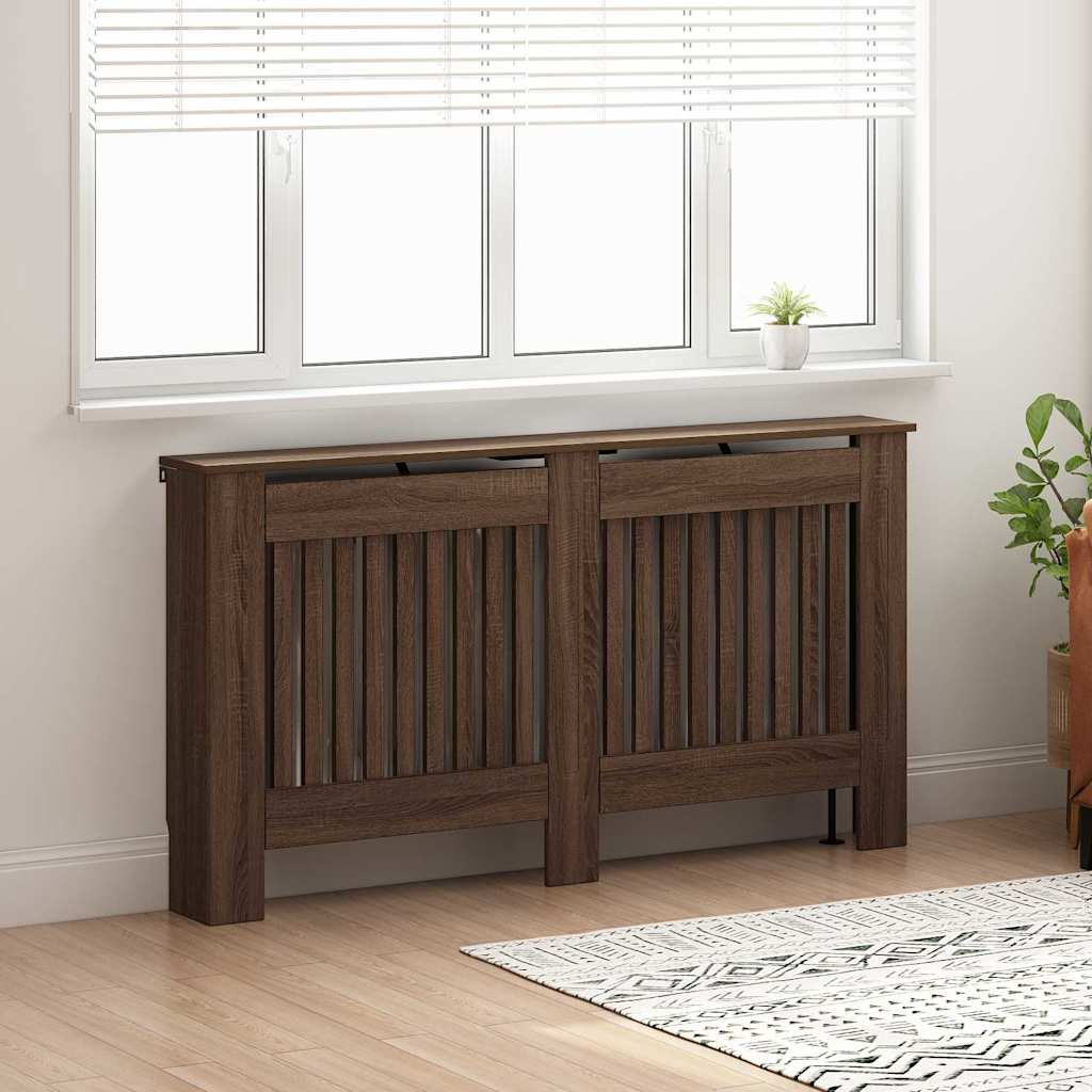 Copertura per radiatori Rovere Marrone 152 x 19 x 81,5 cm