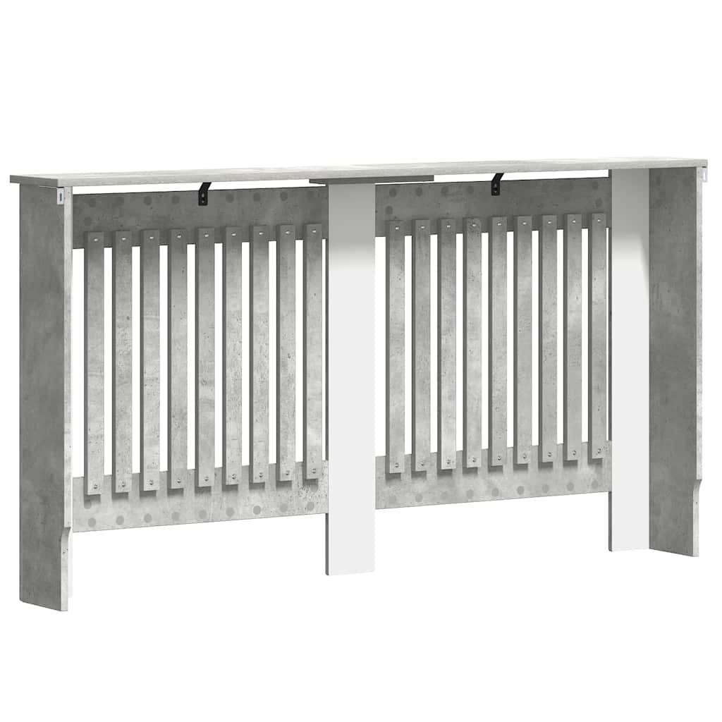 Copertura per radiatori Grigio Cemento 152 x 19 x 81,5 cm