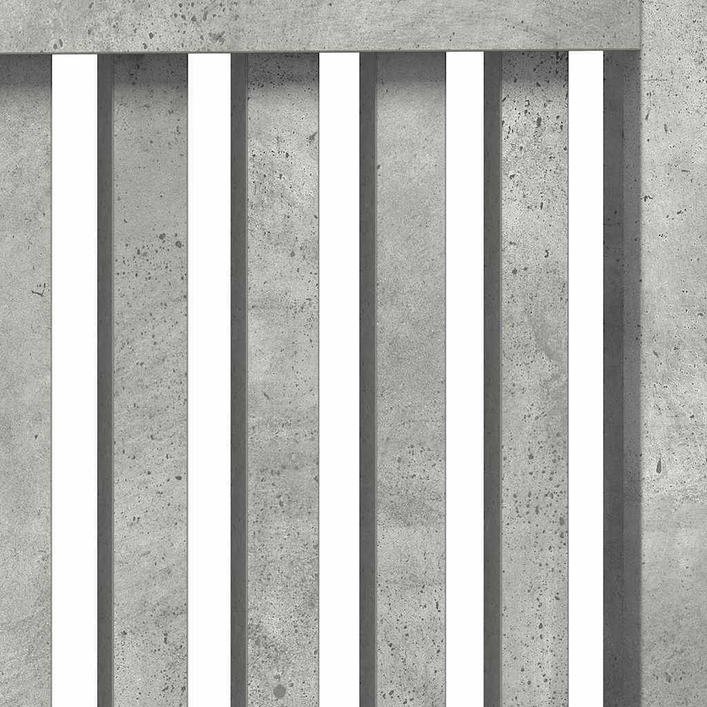 Copertura per radiatori Grigio Cemento 152 x 19 x 81,5 cm