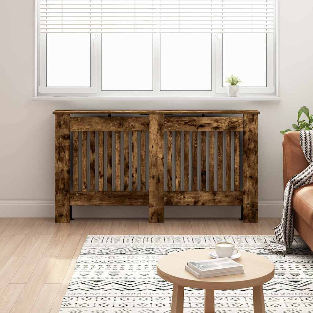 Copertura per radiatori Rovere Fumo 152 x 19 x 81,5 cm