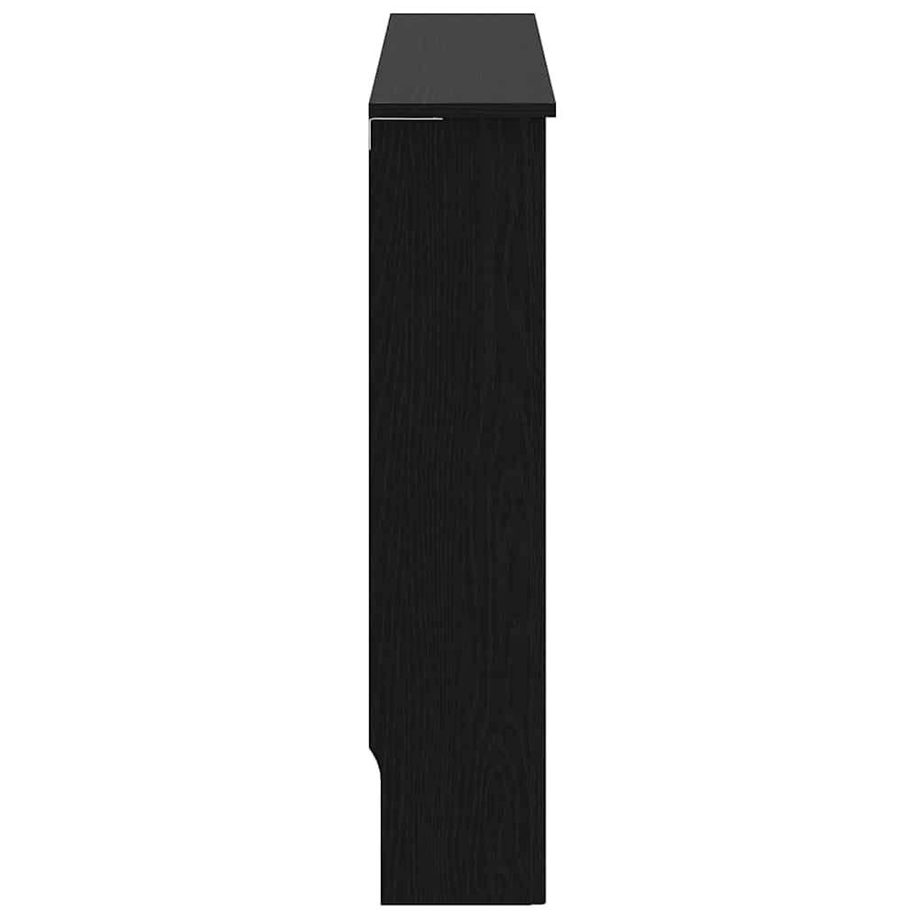 Copertura per radiatori Rovere Nero 152 x 19 x 81,5 cm