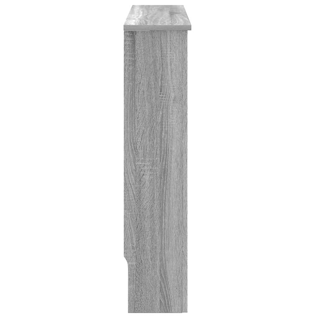 Copertura per radiatori Sonoma grigio 78 x 19 x 81,5 cm