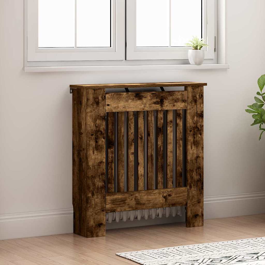 Copertura per radiatori Rovere Fumo 78 x 19 x 81,5 cm
