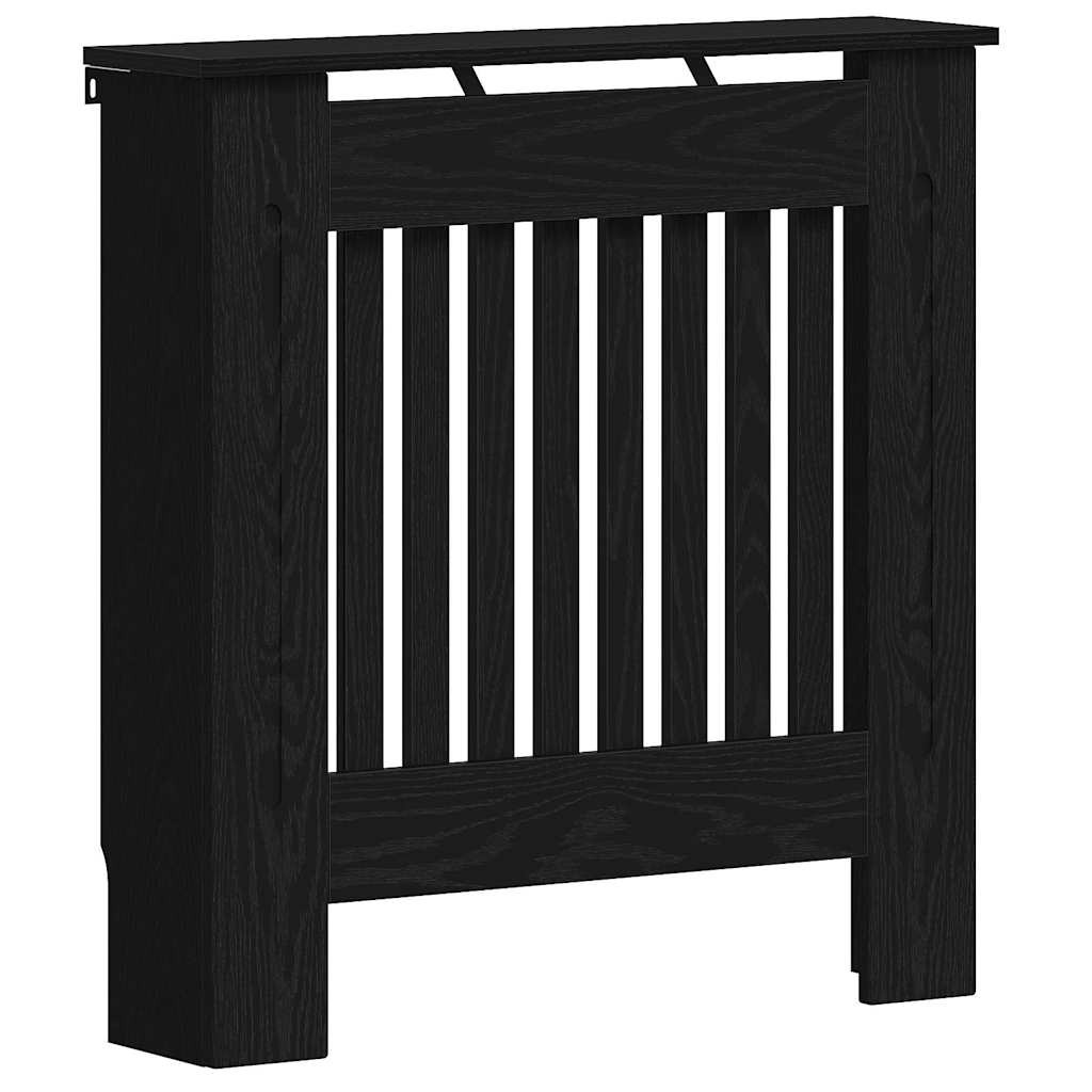 Copertura per radiatori Rovere Nero 78 x 19 x 81,5 cm