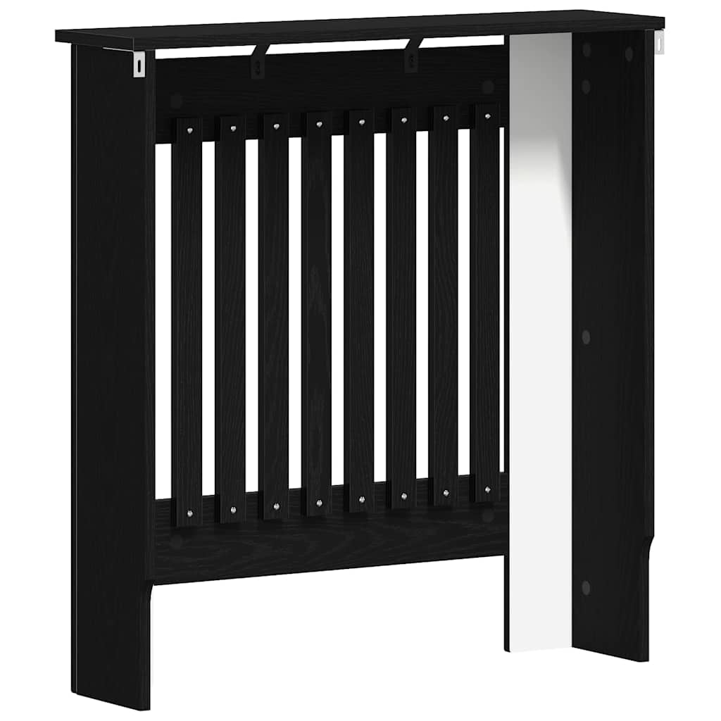 Copertura per radiatori Rovere Nero 78 x 19 x 81,5 cm