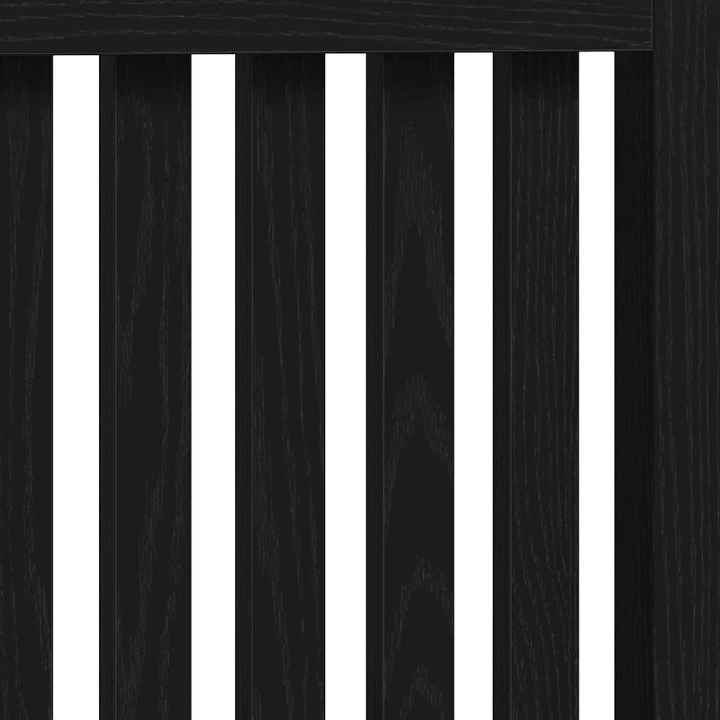 Copertura per radiatori Rovere Nero 78 x 19 x 81,5 cm