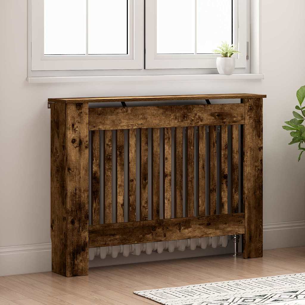 Copertura per radiatori Rovere Fumo 112 x 19 x 81,5 cm