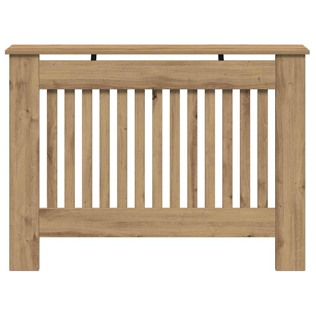 Copertura per radiatori Rovere artigianale 112 x 19 x 81,5 cm