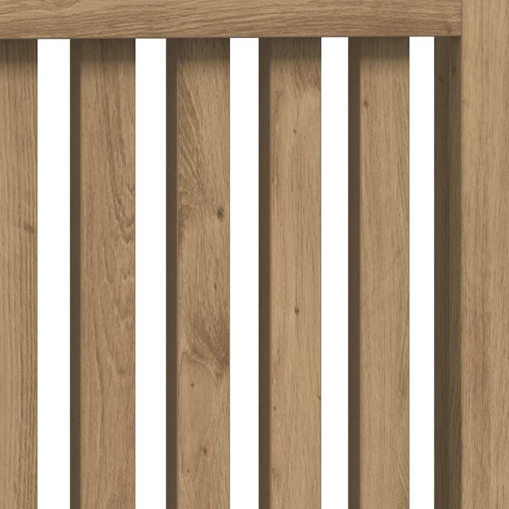 Copertura per radiatori Rovere artigianale 112 x 19 x 81,5 cm