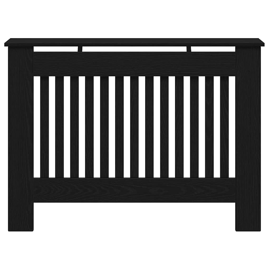 Copertura per radiatori Rovere Nero 112 x 19 x 81,5 cm