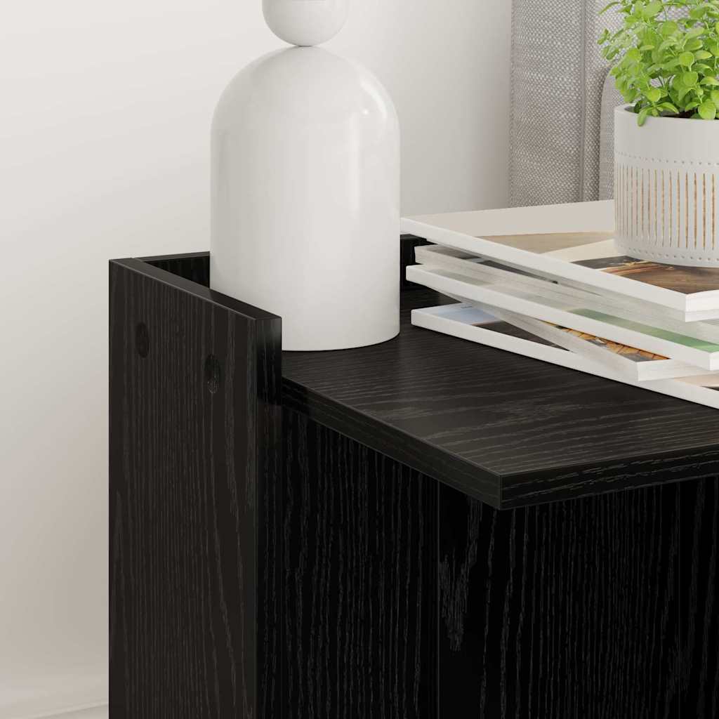Rifugio per lettiera per gatti Rovere Nero 42 x 42 x 51 cm