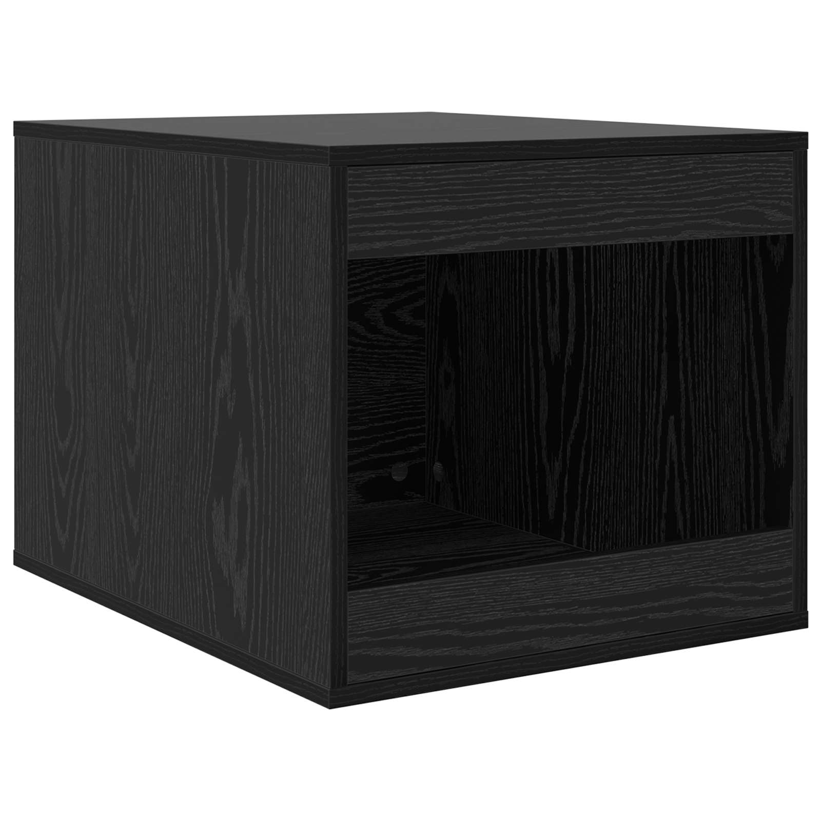 Rifugio per lettiera per gatti Rovere Nero 47 x 59 x 42 cm