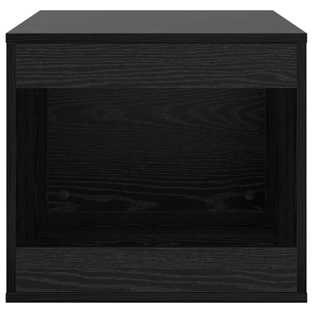 Rifugio per lettiera per gatti Rovere Nero 47 x 59 x 42 cm