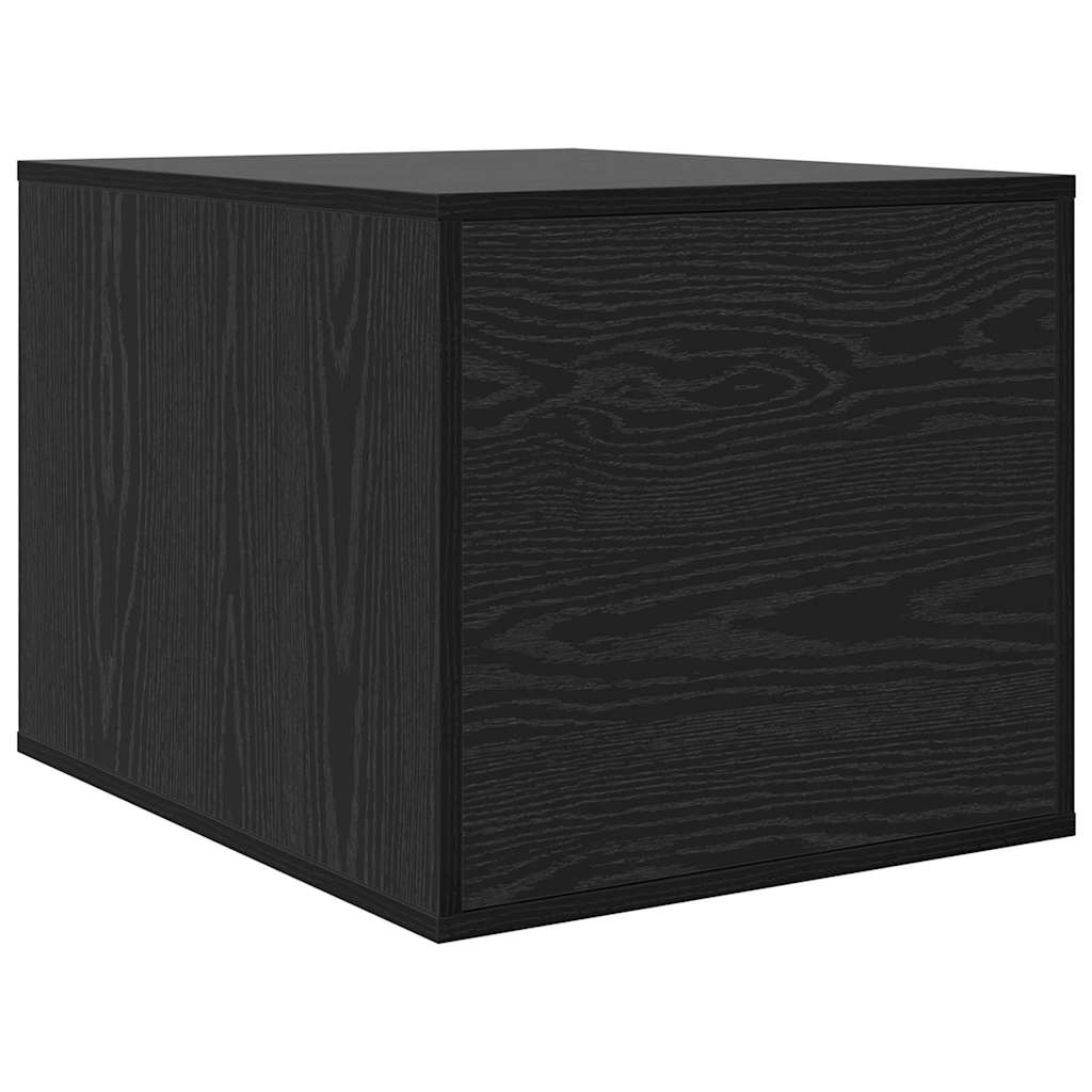 Rifugio per lettiera per gatti Rovere Nero 47 x 59 x 42 cm