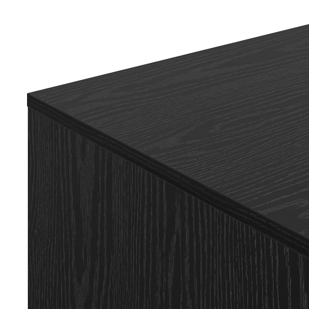 Rifugio per lettiera per gatti Rovere Nero 47 x 59 x 42 cm