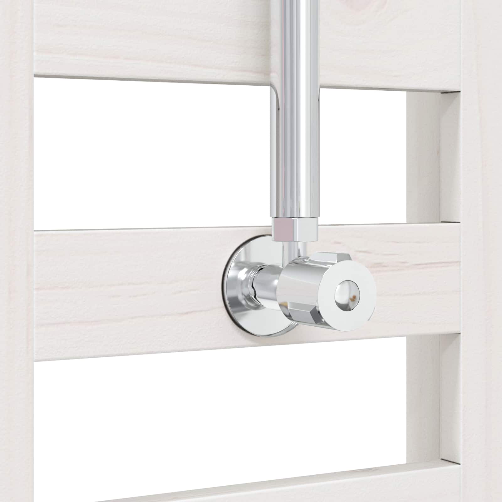 Doccia da esterno 223 cm Legno massello di pino e acciaio inox