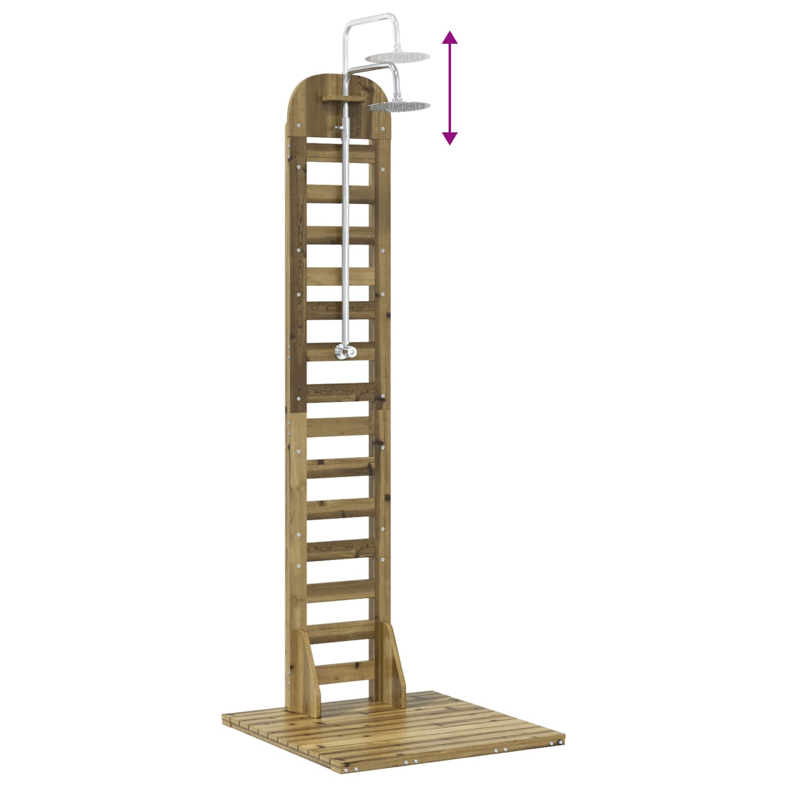 Doccia da esterno 223 cm Naturale