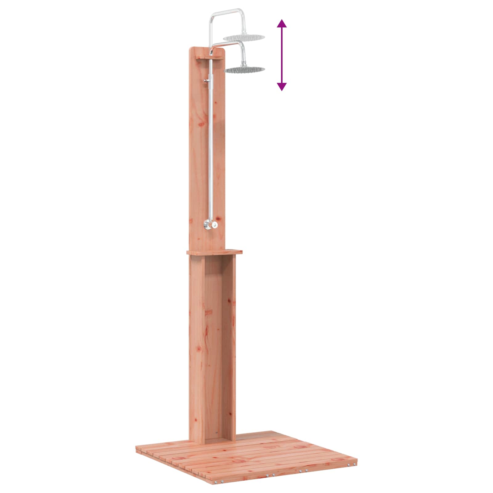 Doccia da esterno 206 cm Naturale