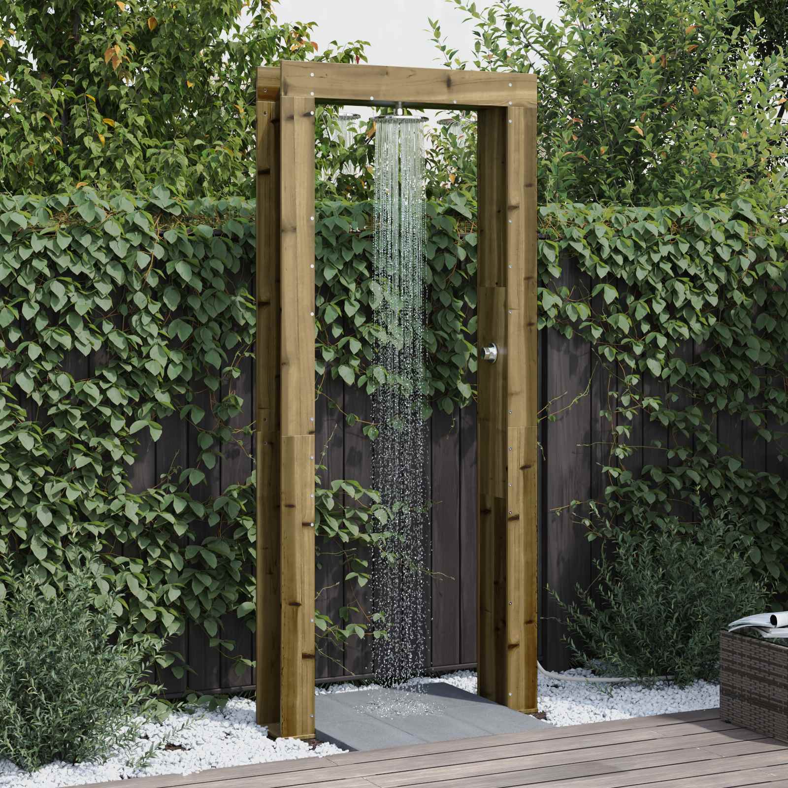 Doccia da esterno 226 cm Naturale
