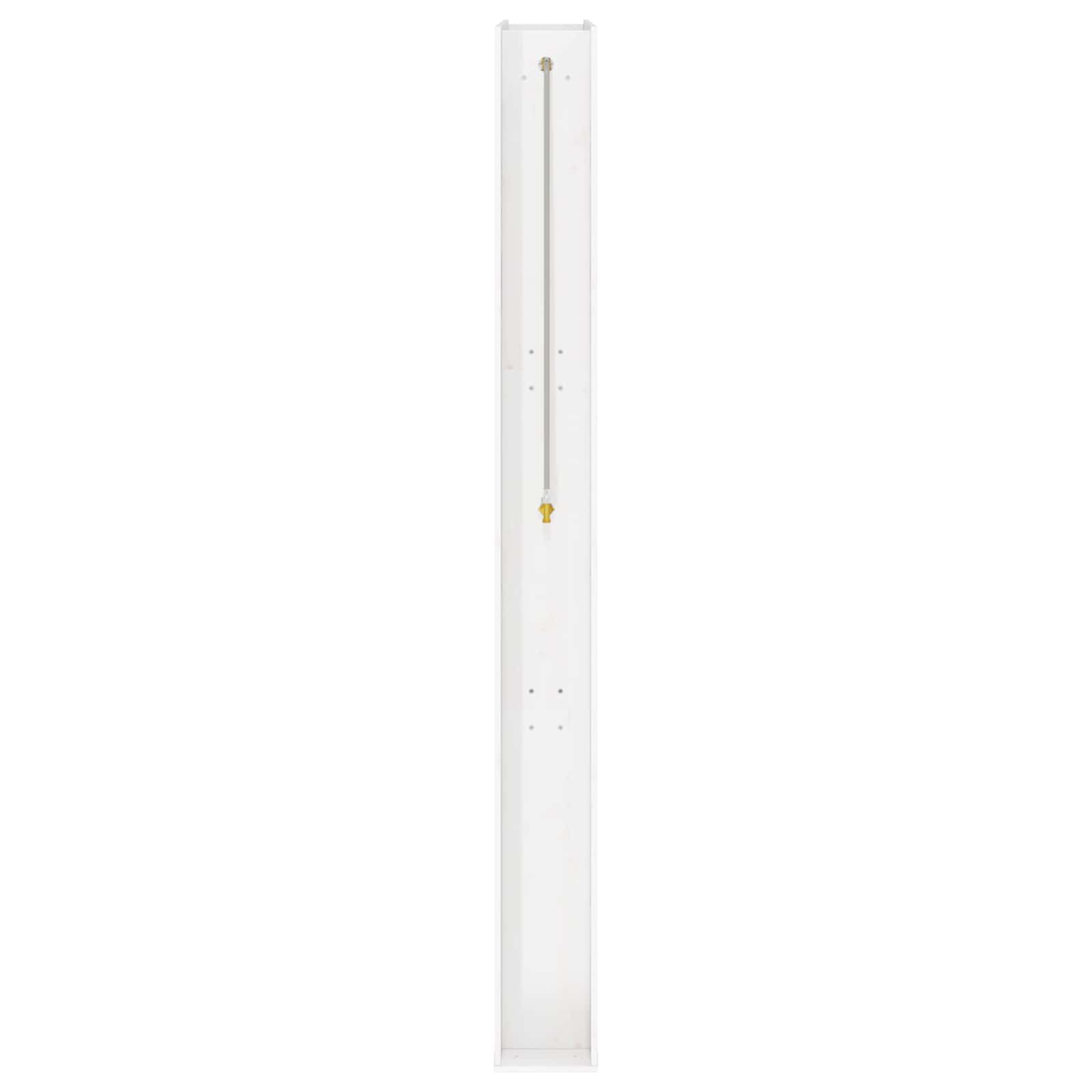 Doccia da esterno 226 cm Legno massello di pino e acciaio inox