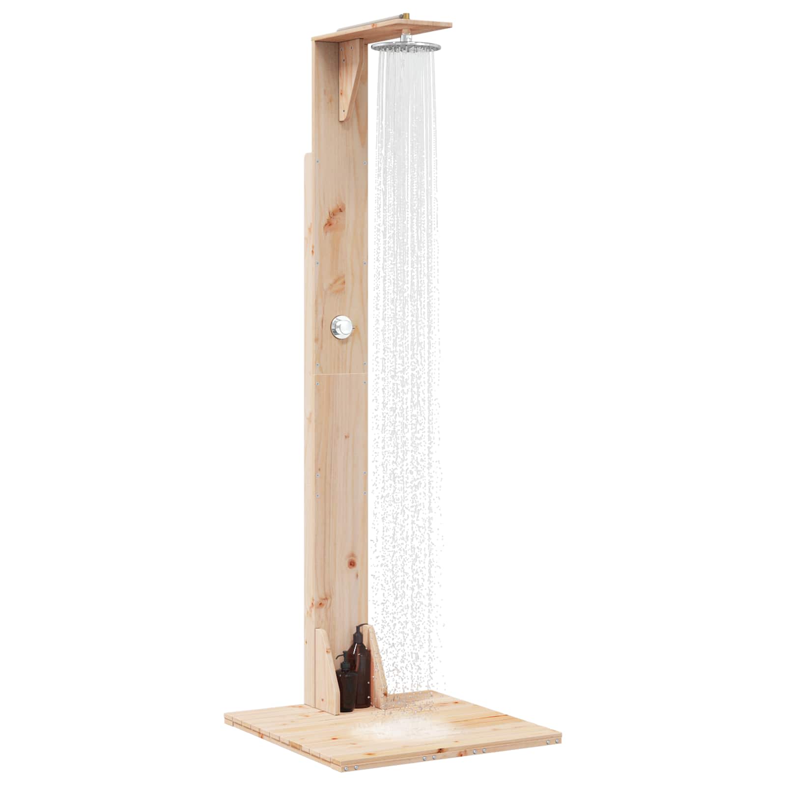 Doccia da esterno 214,5 cm Naturale