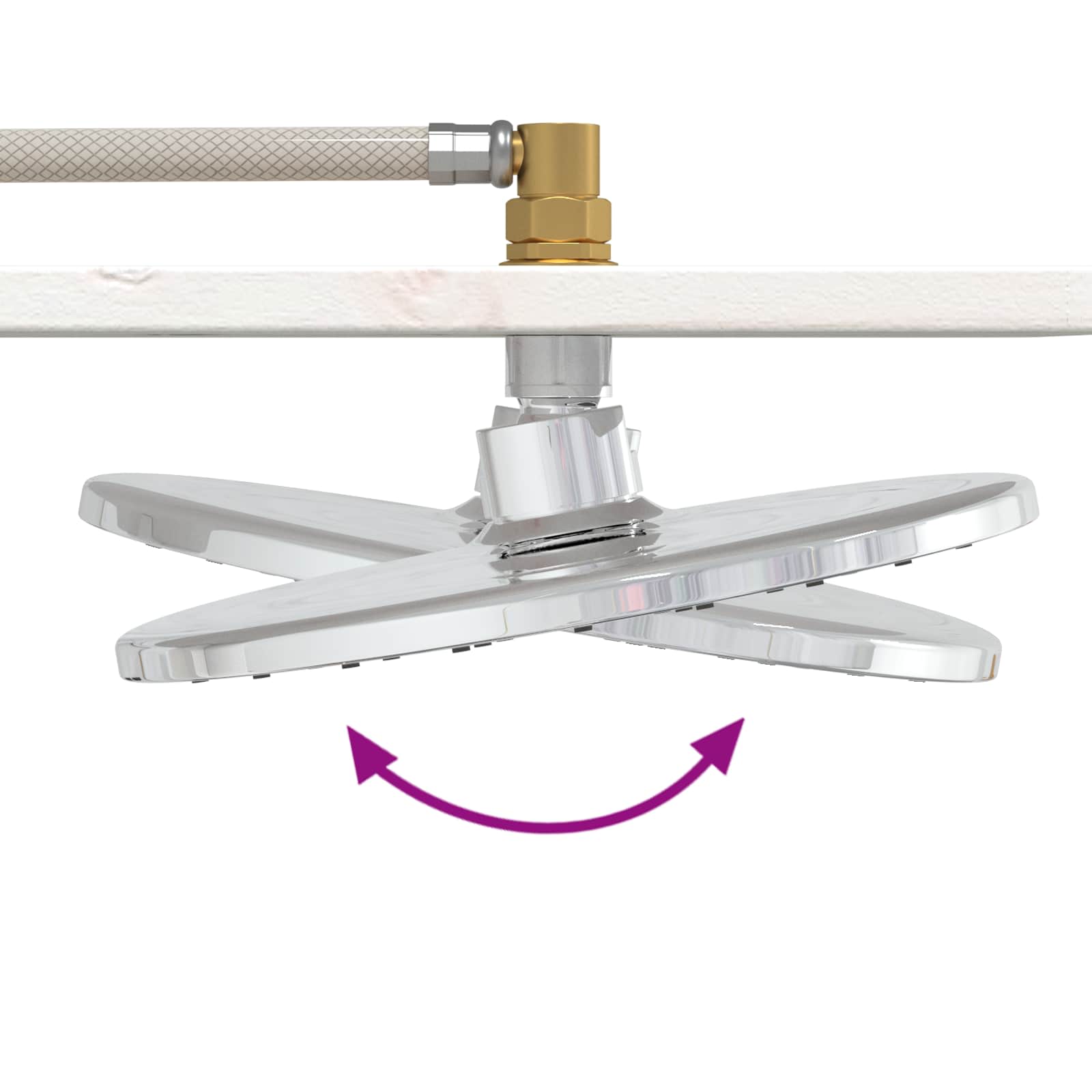 Doccia da esterno 214,5 cm Bianco