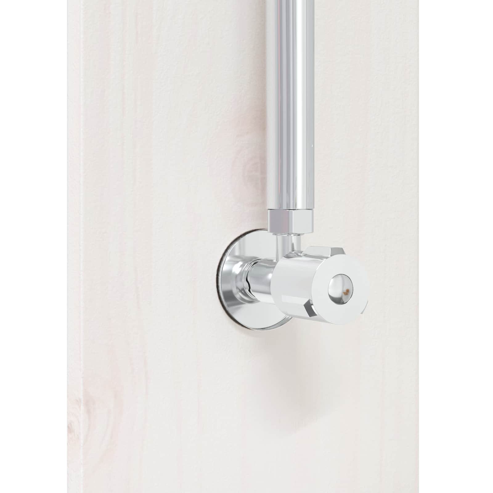 Doccia da esterno 246 cm Legno massello di pino e acciaio inox
