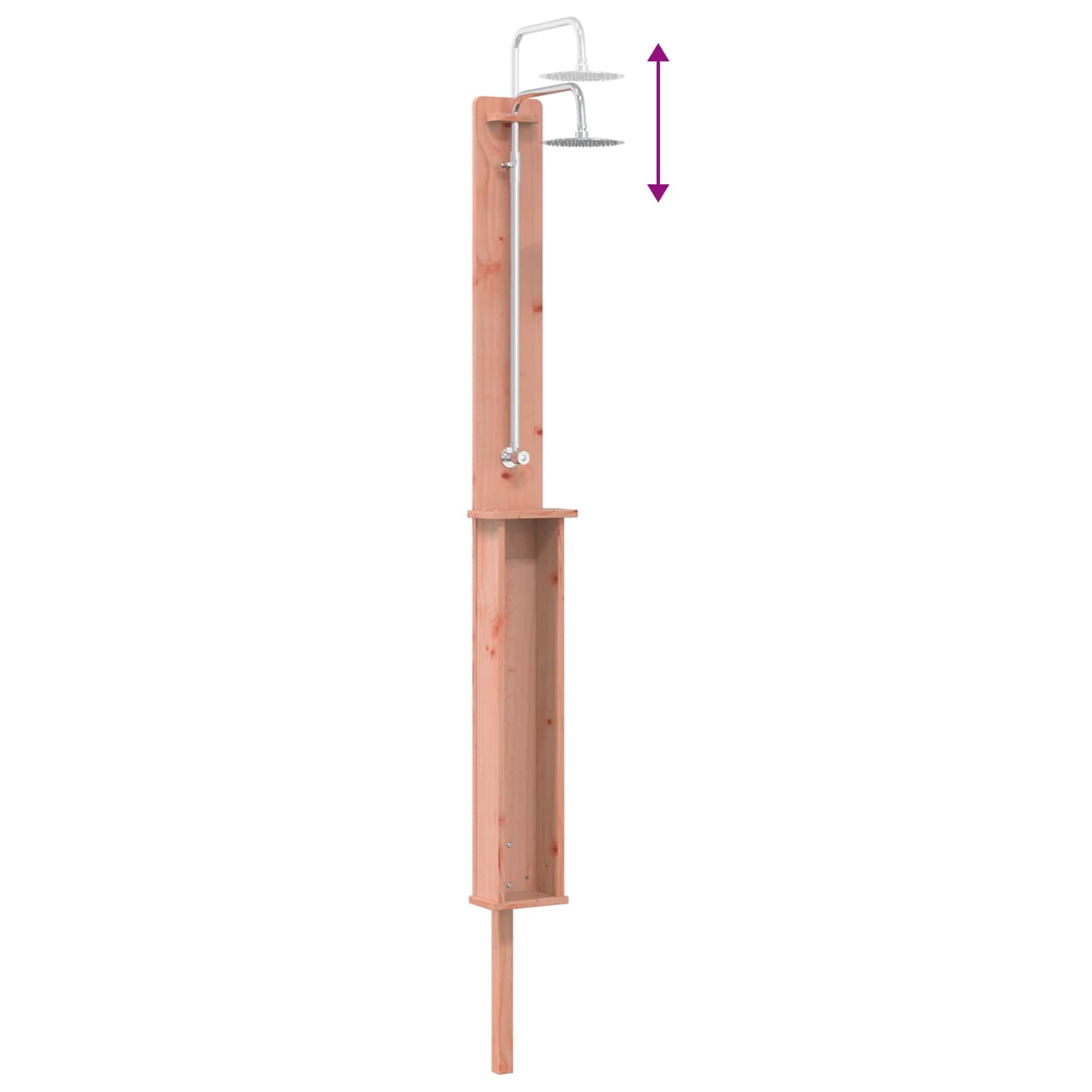 Doccia da esterno 246 cm Naturale