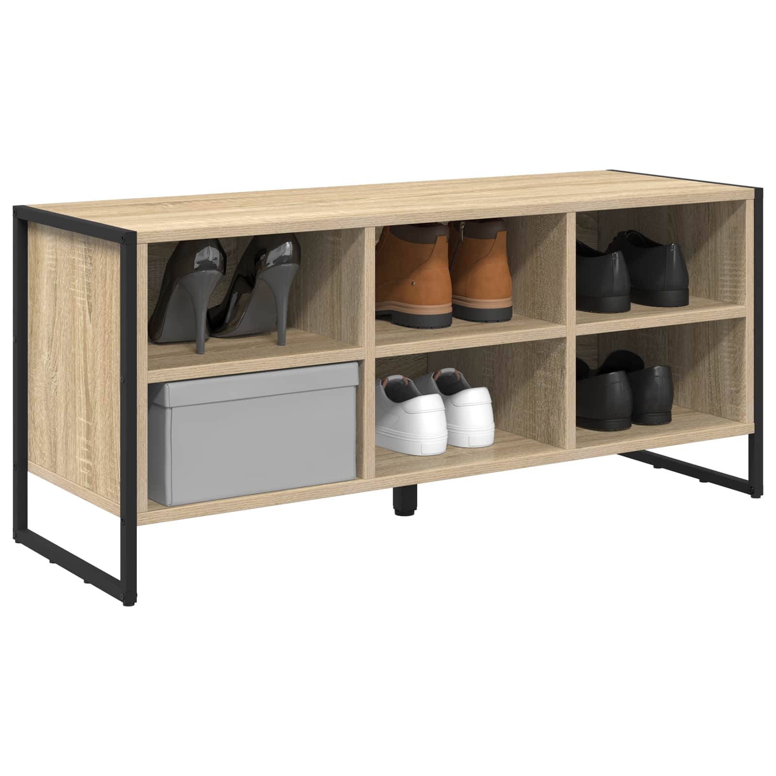 Mobile per scarpe 100 x 35 x 44 cm Legno ingegnerizzato Sonoma
