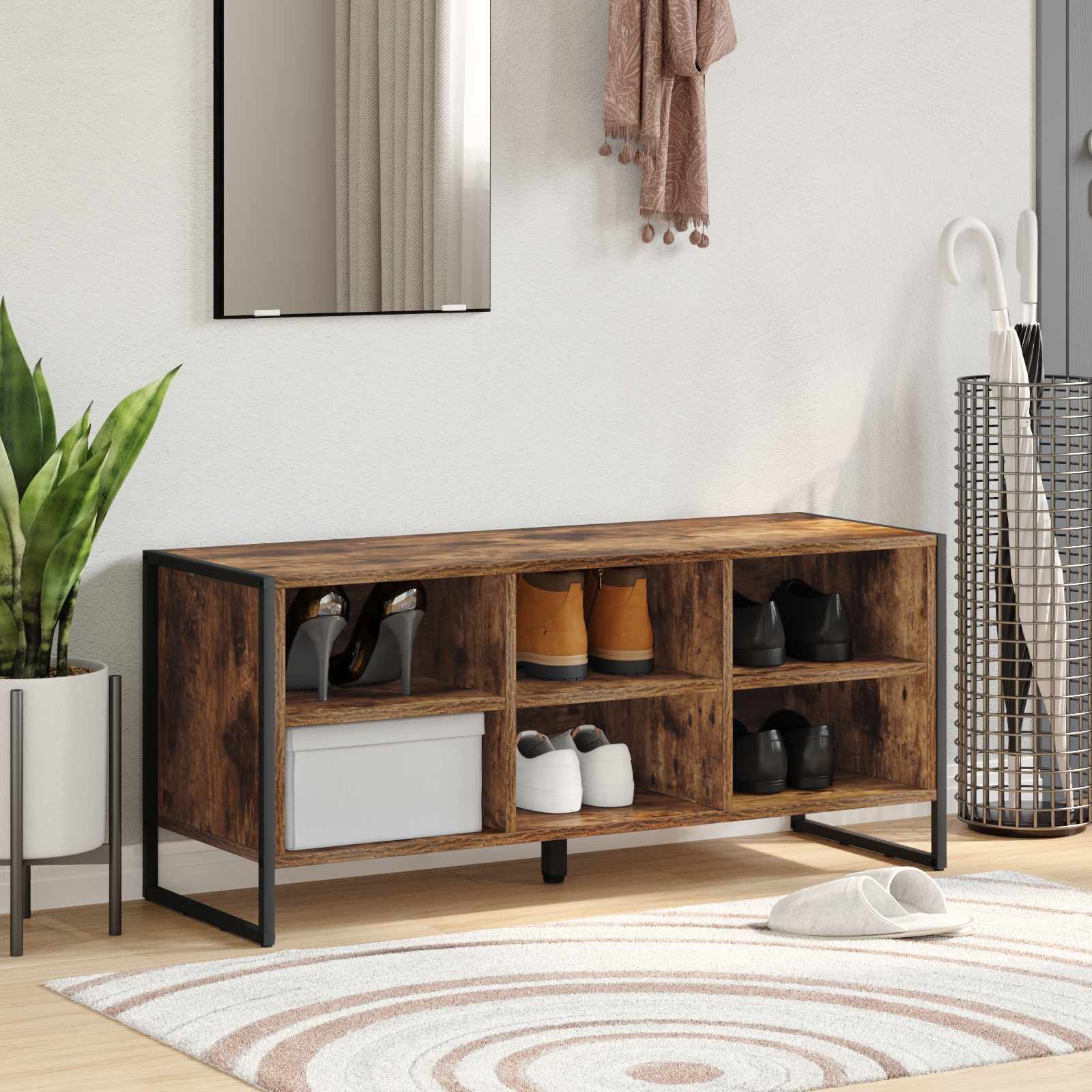 Mobile per scarpe 100 x 35 x 44 cm Legno ingegnerizzato