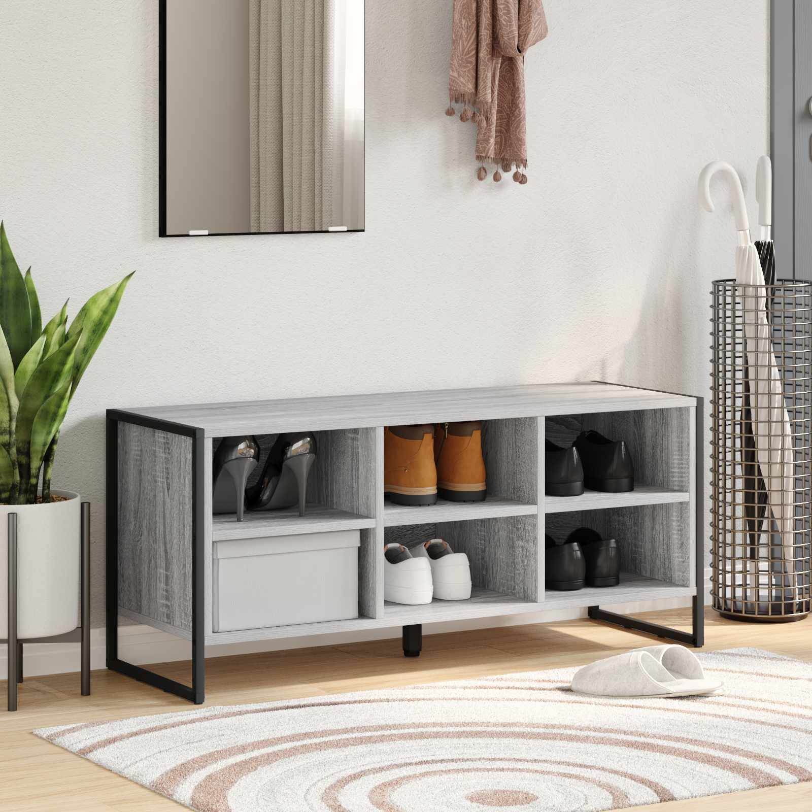 Mobile per scarpe 100 x 35 x 44 cm Legno ingegnerizzato