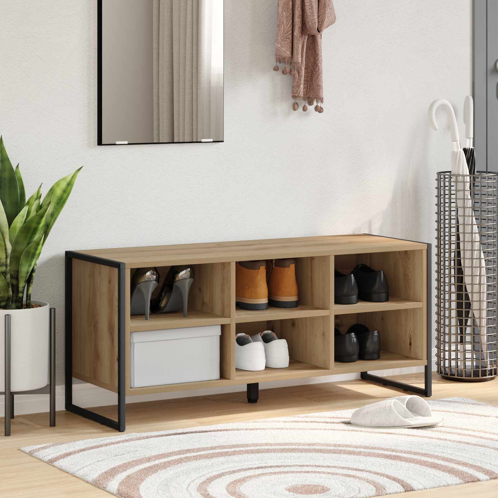 Mobile per scarpe 100 x 35 x 44 cm Legno ingegnerizzato