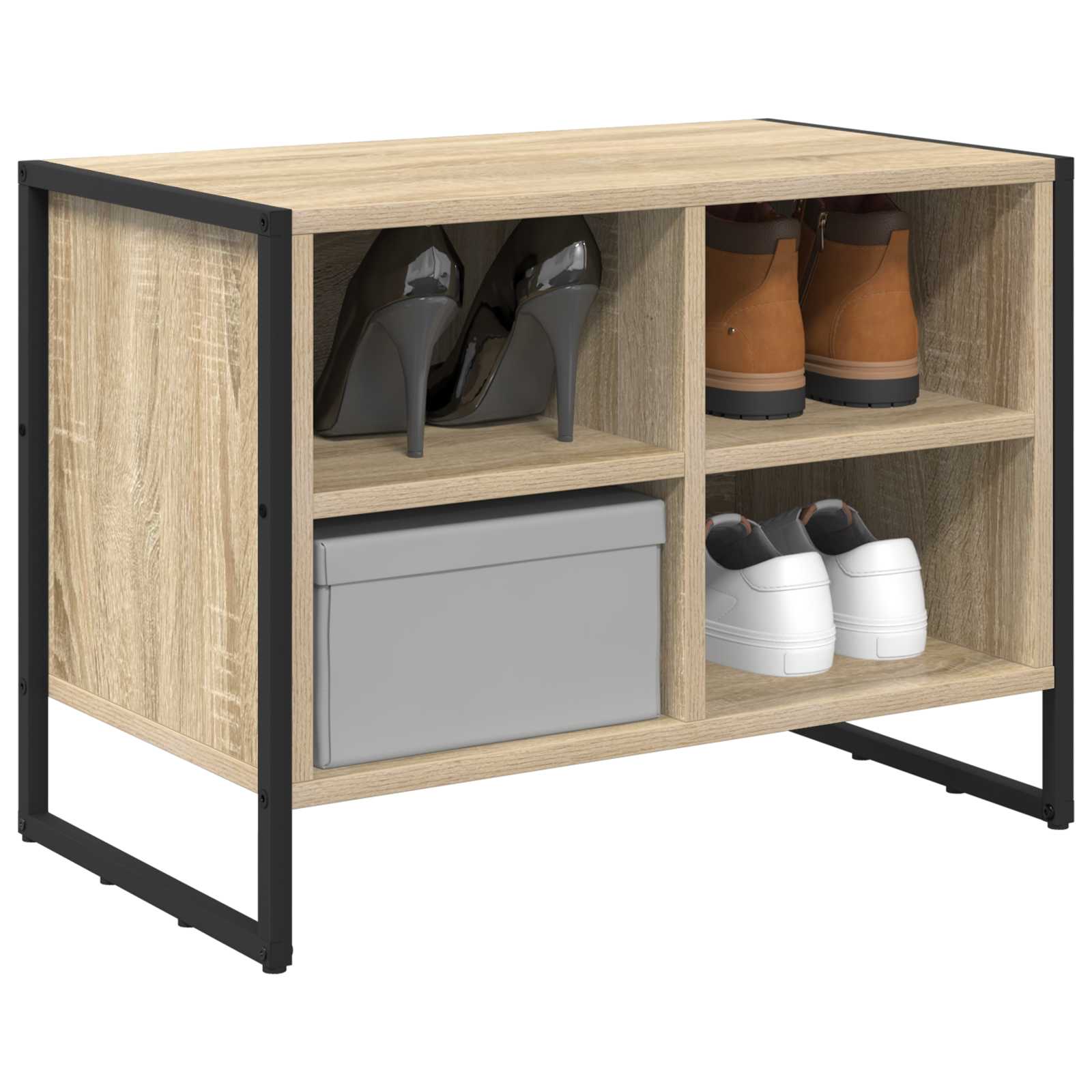 Mobile per scarpe 60 x 35 x 44 cm Legno ingegnerizzato Sonoma