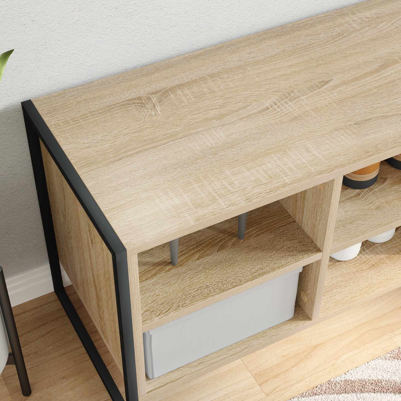 Mobile per scarpe 60 x 35 x 44 cm Legno ingegnerizzato Sonoma