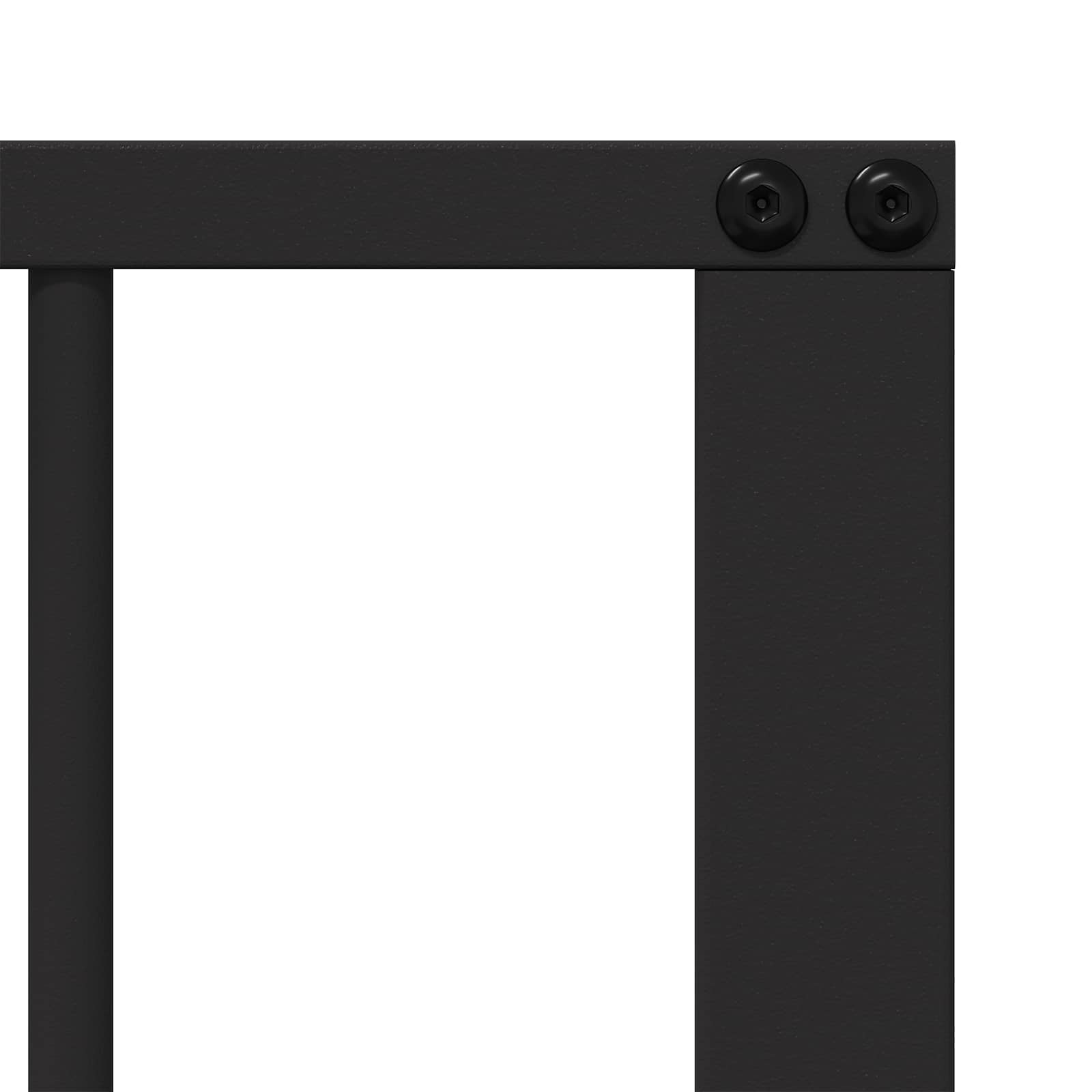 Cancello per cani 2 pz Nero 80 x 80 cm Acciaio zincato