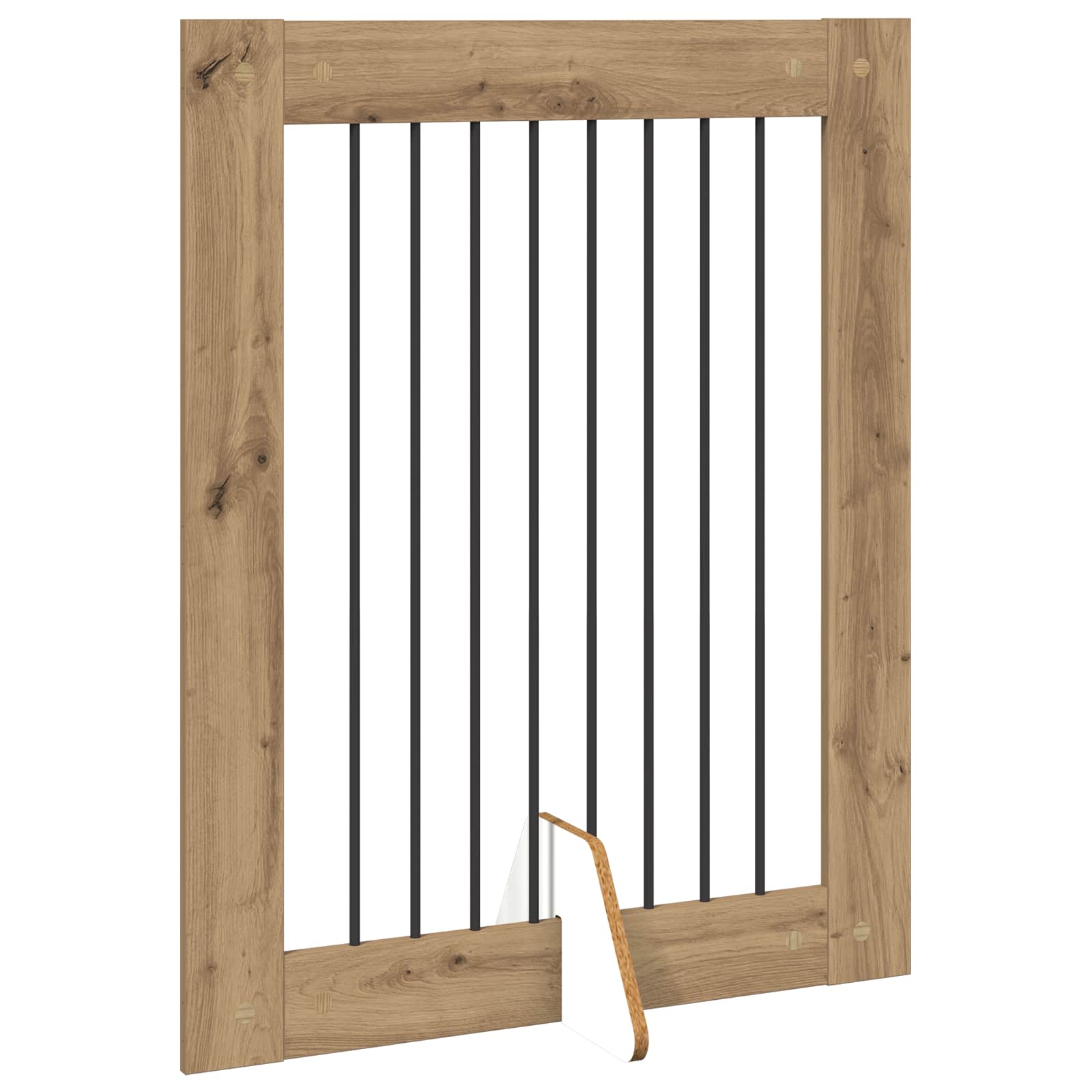 Cancello per cani pieghevole con supporti 2 pz 160,5 cm
