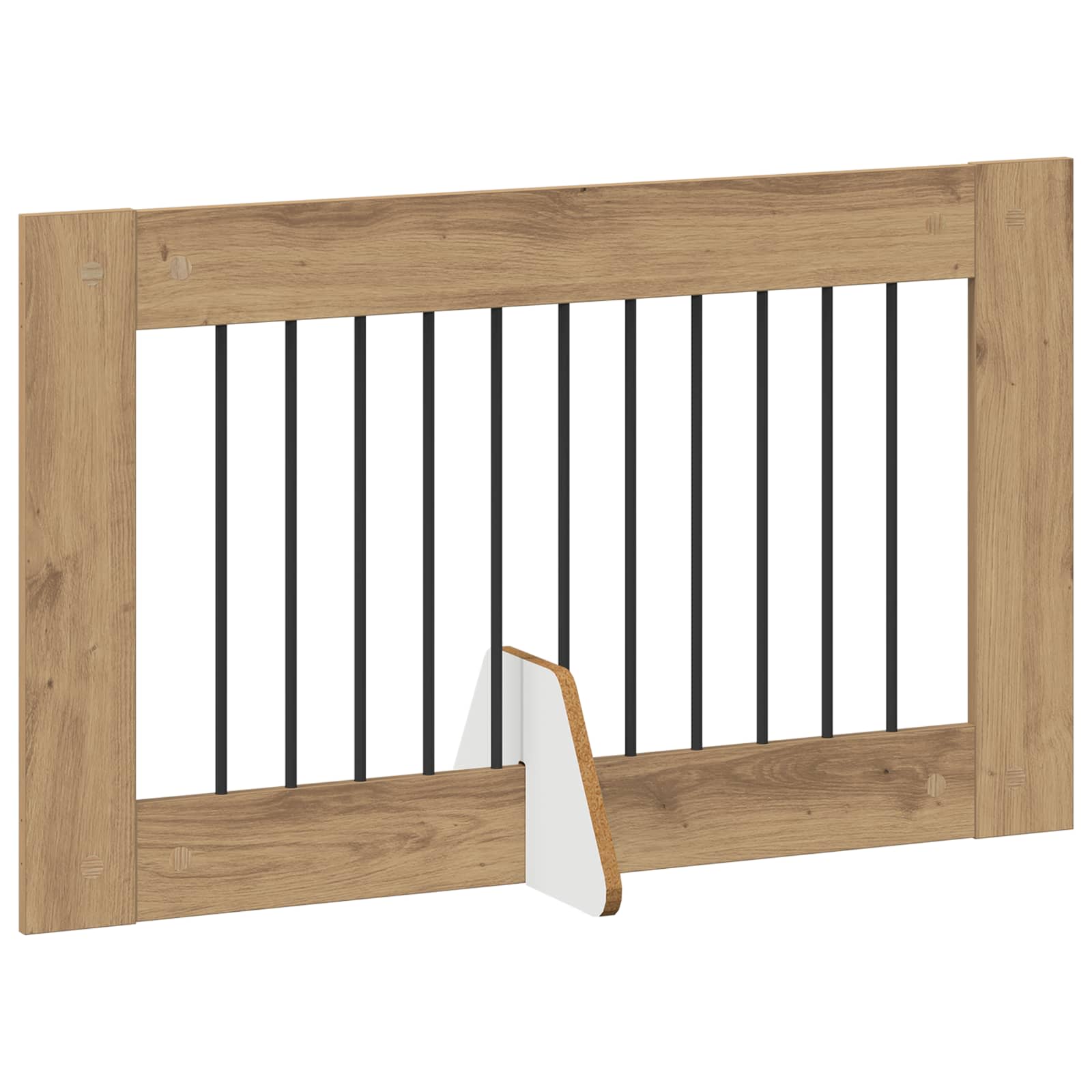 Cancello per cani pieghevole con supporti 4 pz 401 cm