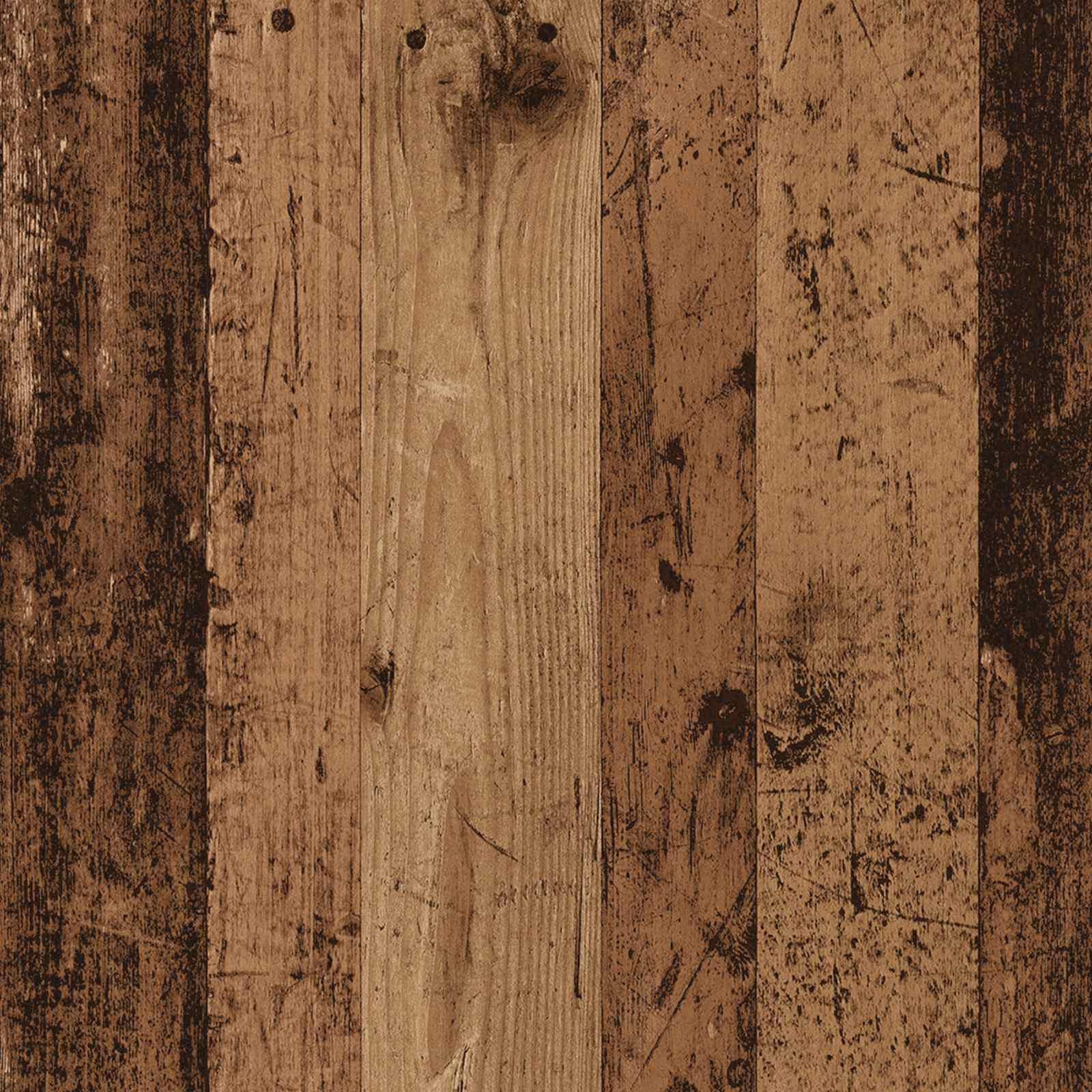 Cancello per cani pieghevole con supporti 8 pz Legno antico