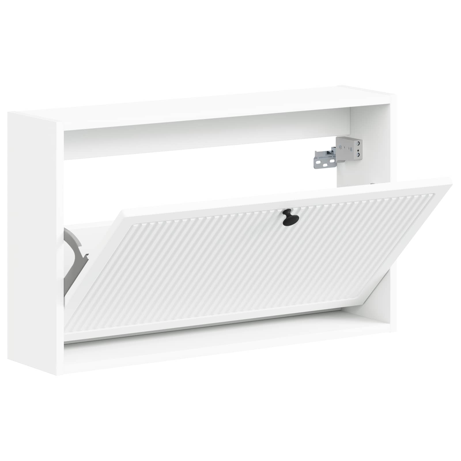 Mobiletto per Scarpe da Muro EDE 71 x 17 x 43 cm Bianco