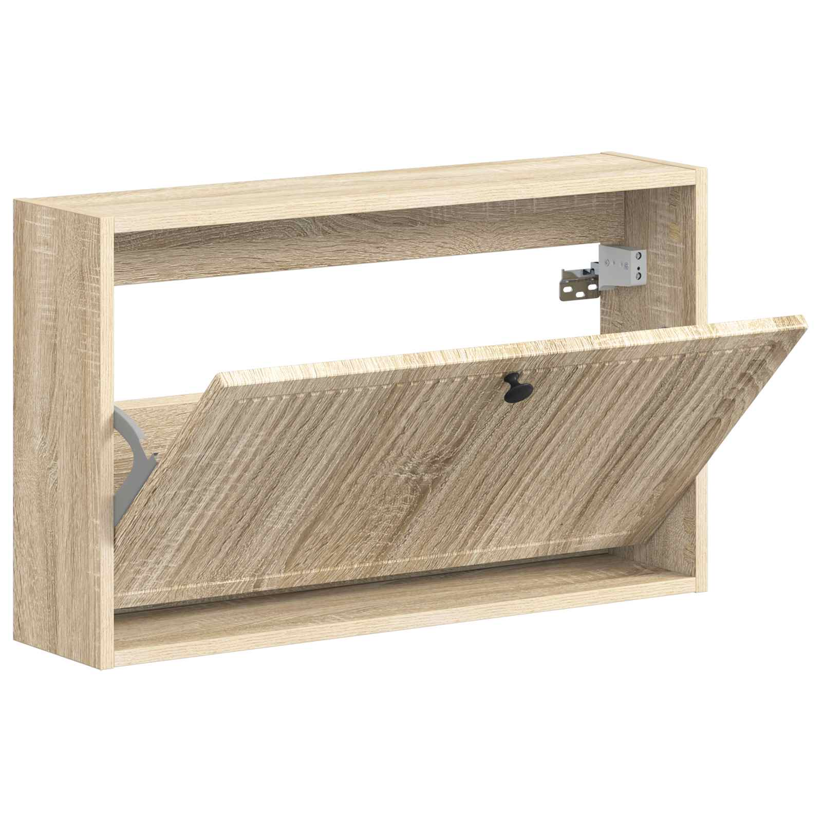 Mobiletto per Scarpe da Muro EDE 71 x 17 x 43 cm Rovere Sonoma