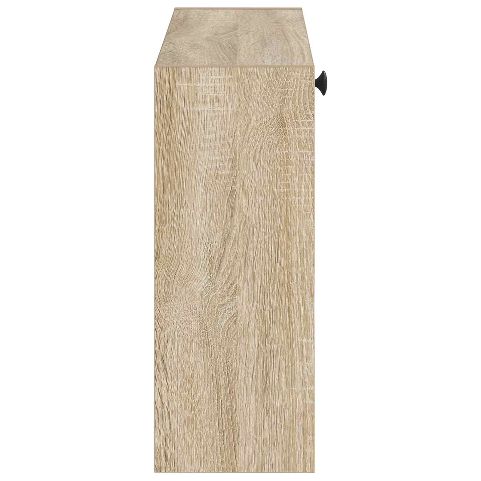 Mobiletto per Scarpe da Muro EDE 71 x 17 x 43 cm Rovere Sonoma