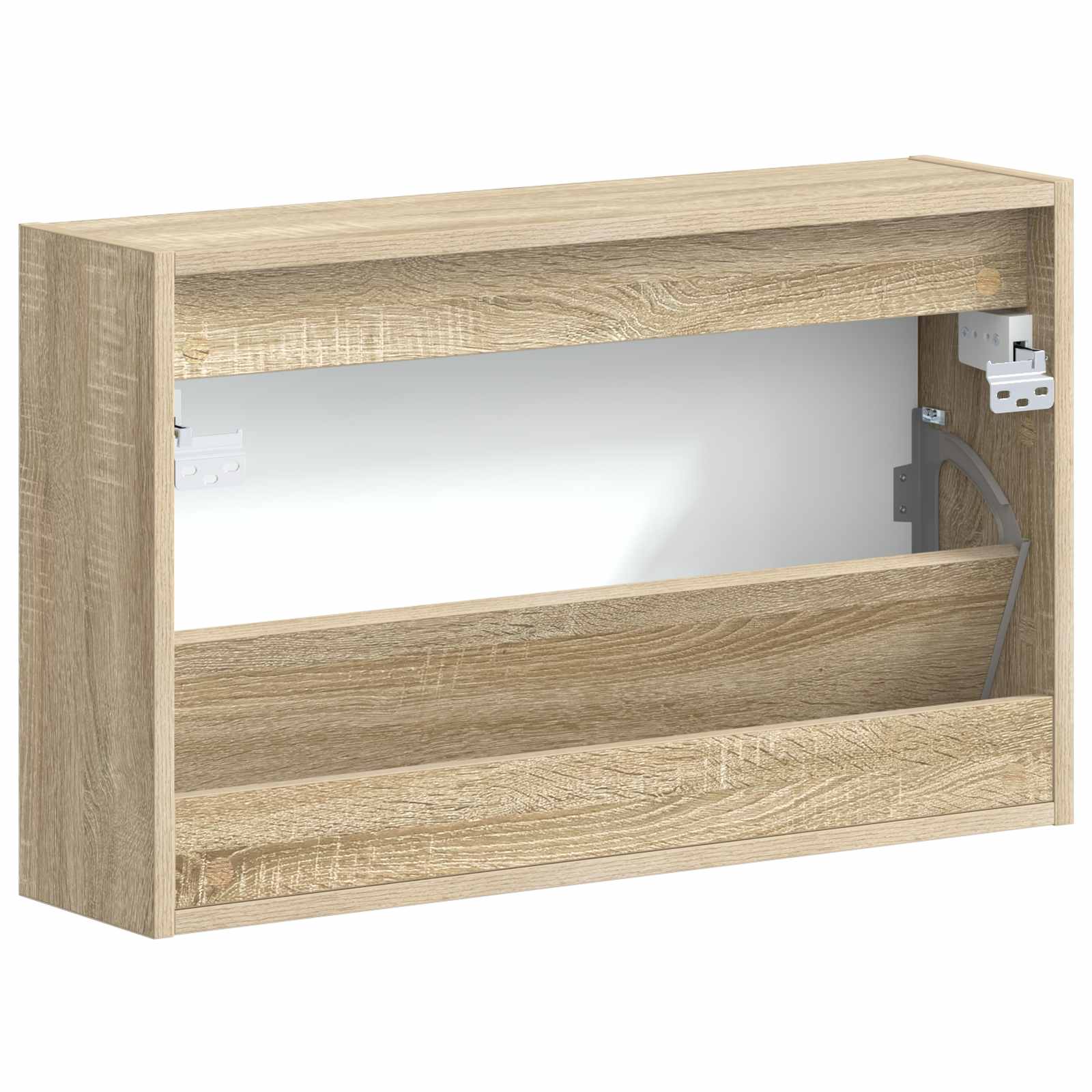 Mobiletto per Scarpe da Muro EDE 71 x 17 x 43 cm Rovere Sonoma