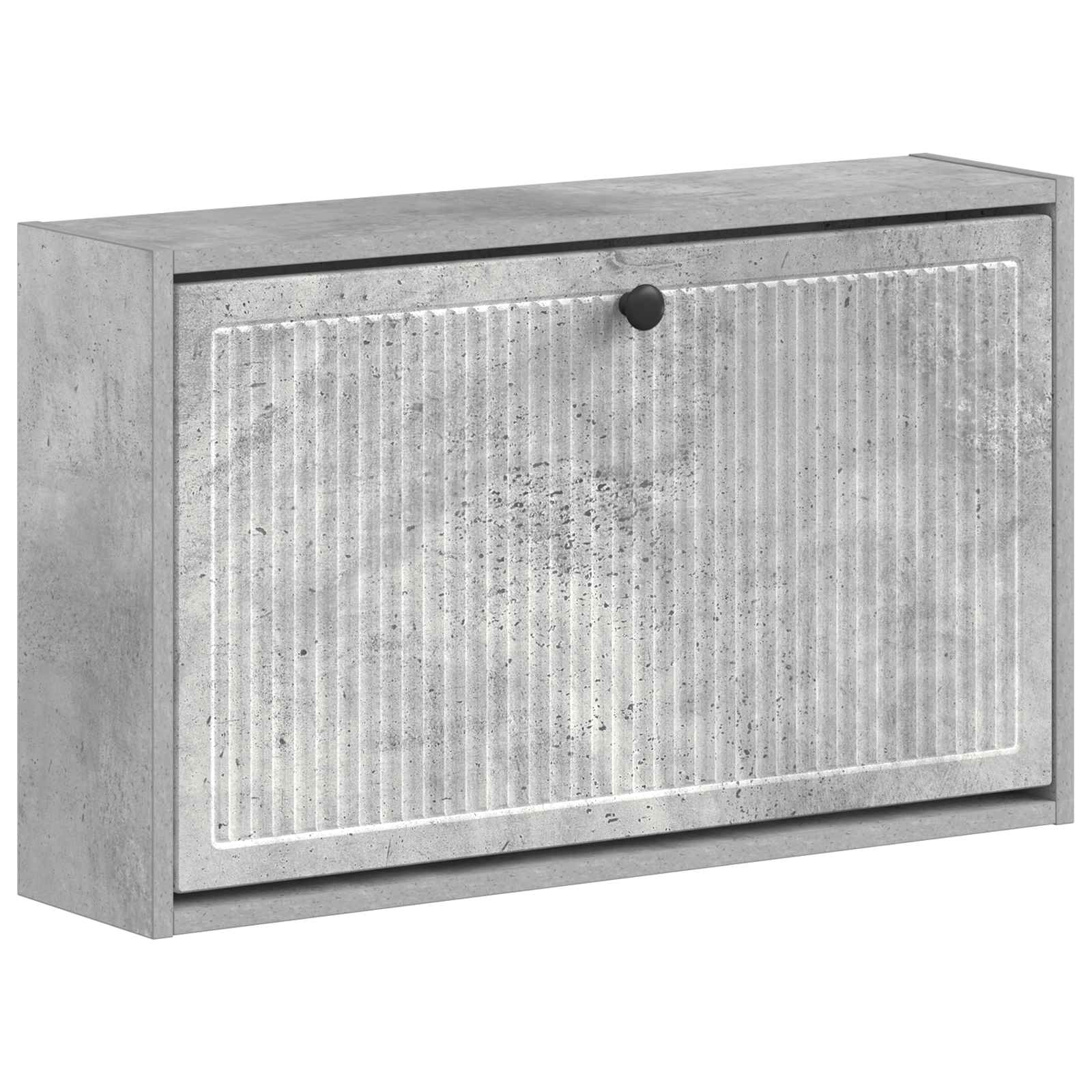 Mobiletto per Scarpe da Muro EDE 71 x 17 x 43 cm Grigio Cemento