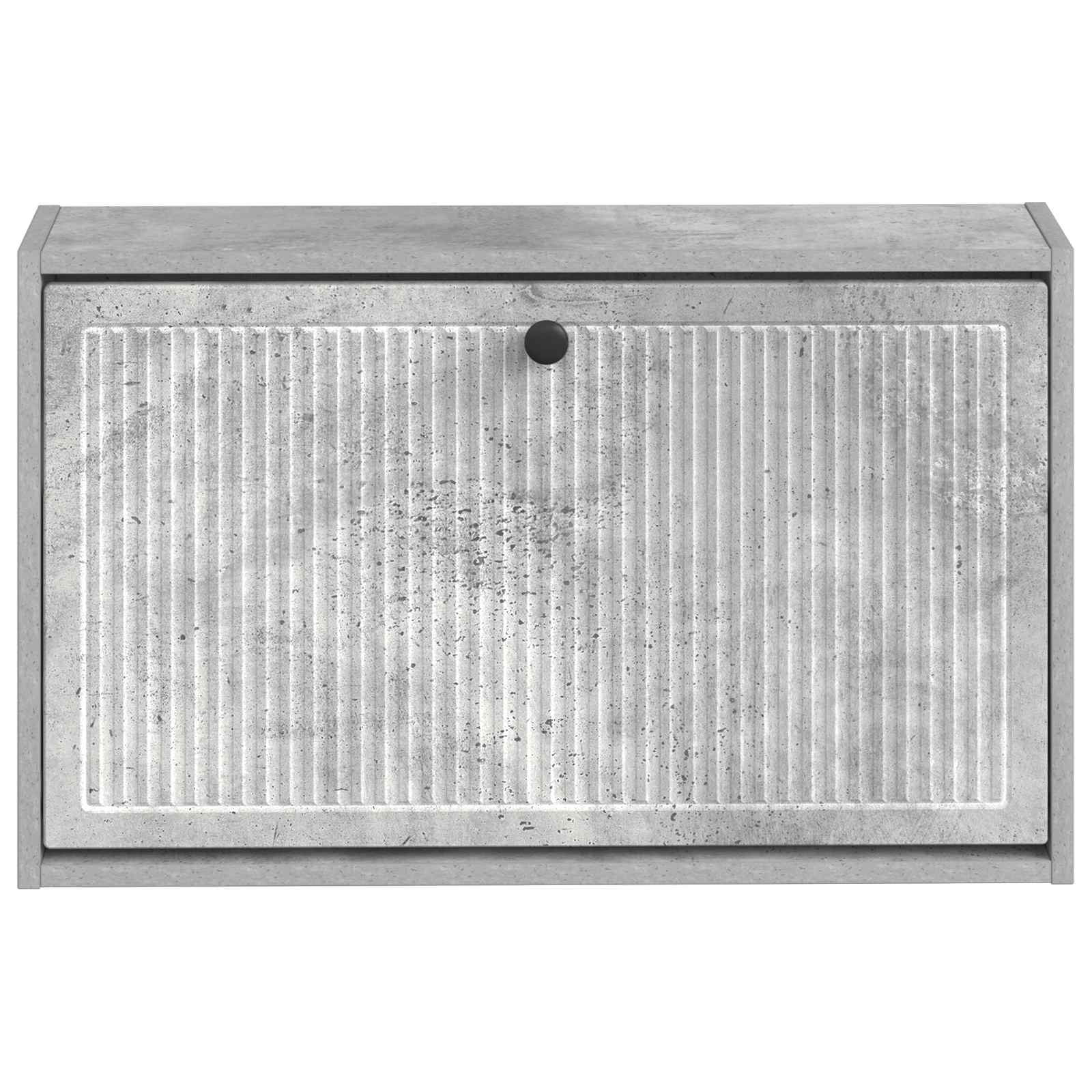 Mobiletto per Scarpe da Muro EDE 71 x 17 x 43 cm Grigio Cemento
