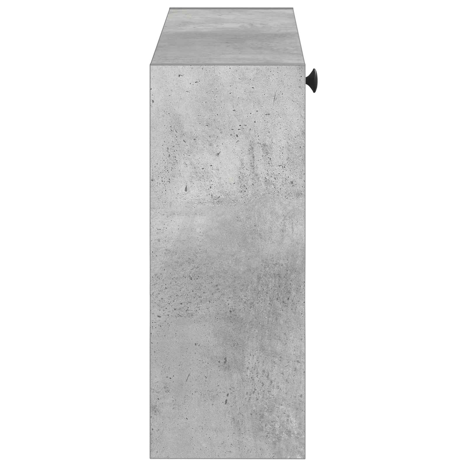Mobiletto per Scarpe da Muro EDE 71 x 17 x 43 cm Grigio Cemento