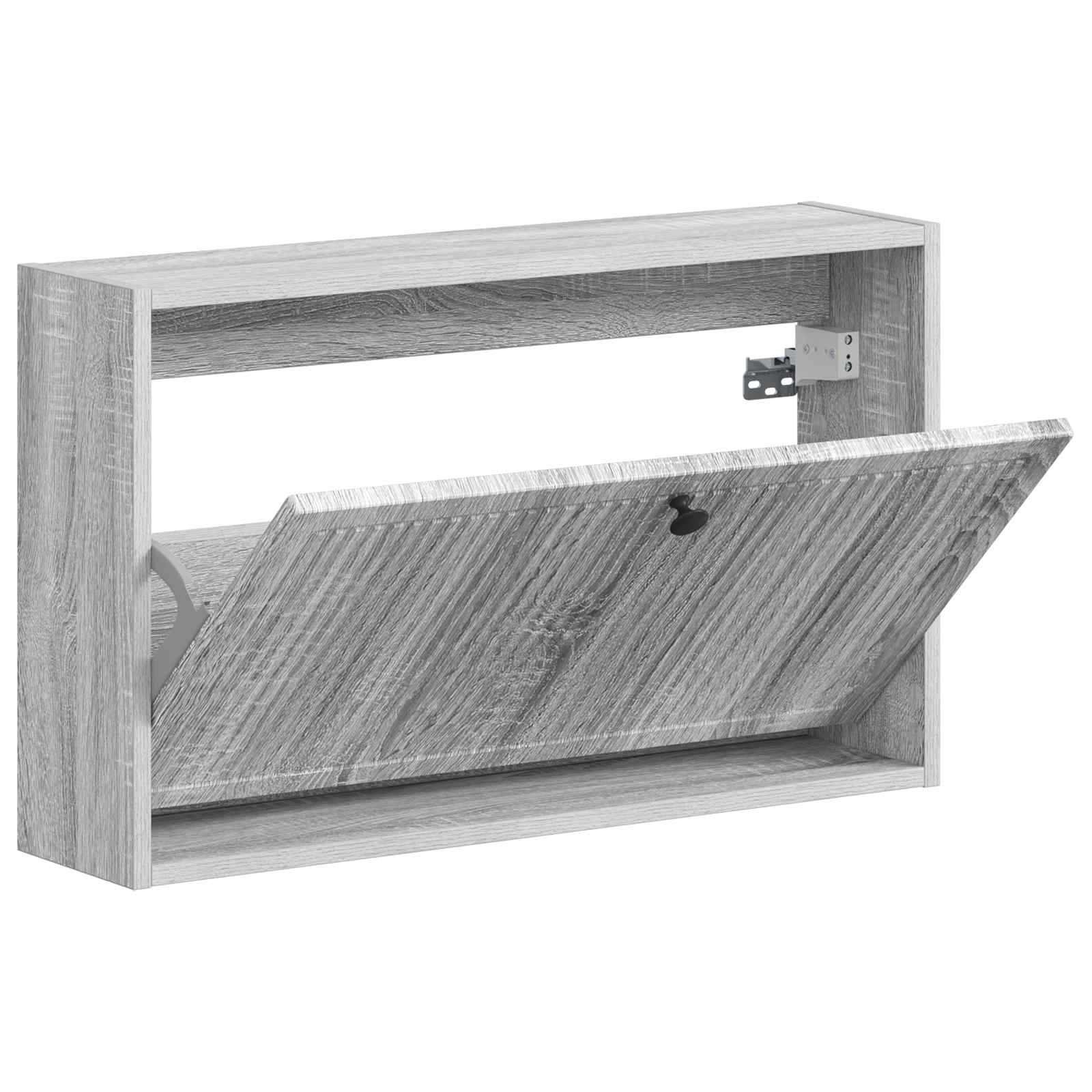 Mobiletto per Scarpe da Muro EDE 71 x 17 x 43 cm Sonoma grigio