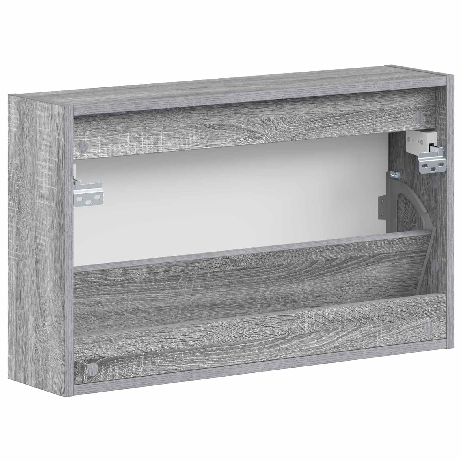 Mobiletto per Scarpe da Muro EDE 71 x 17 x 43 cm Sonoma grigio