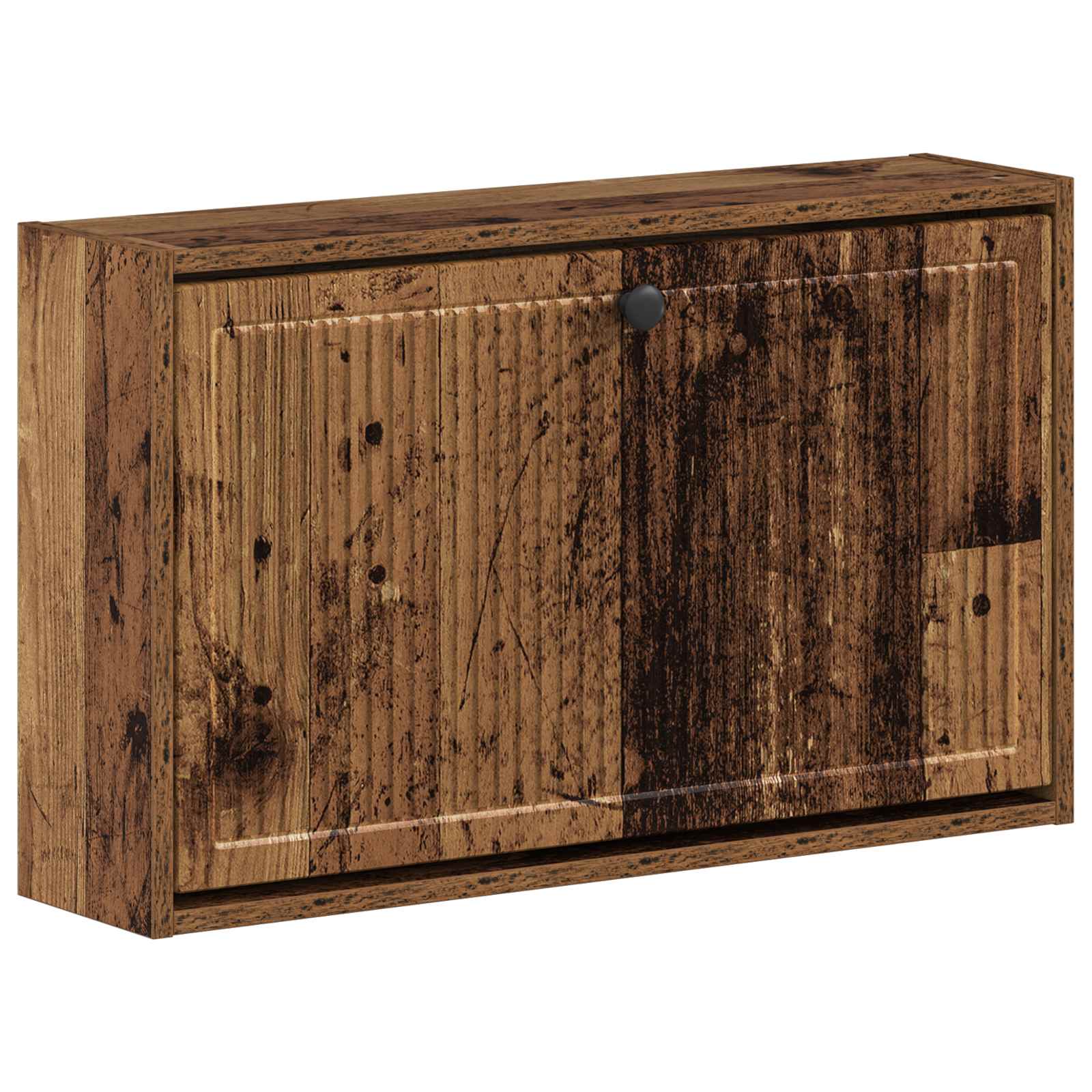 Mobiletto per Scarpe da Muro EDE 71 x 17 x 43 cm Legno antico