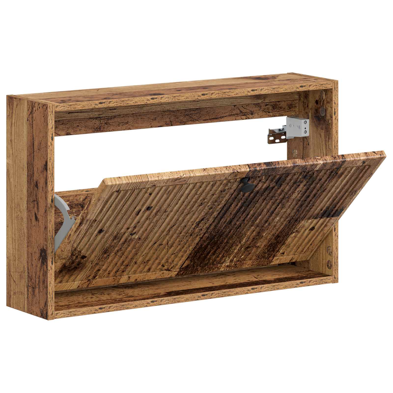 Mobiletto per Scarpe da Muro EDE 71 x 17 x 43 cm Legno antico